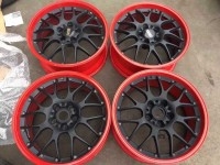 二手，日本 鍛造 雙片 BBS RS-GT 18寸