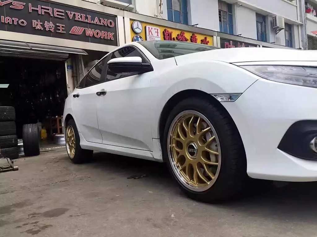 新思域，上18寸 BBS RG，完工！