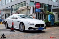 瑪莎拉蒂吉卜力改裝ASPEC半碳纖維小包圍 前唇尾翼后唇