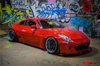 日產(chǎn)350Z 老款350改裝火箭兔寬體二代 LED燈前杠前唇尾翼