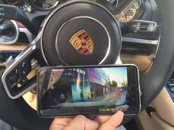武漢樺臻電子行車記錄儀，保時捷卡宴加裝航帥專用記錄儀