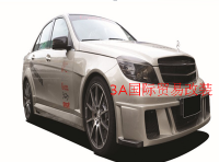 08-11 BENZ奔馳W204 C級(jí)奔馳C系車(chē)改裝車(chē)型專(zhuān)用 改裝BRABUS款寬體大包圍