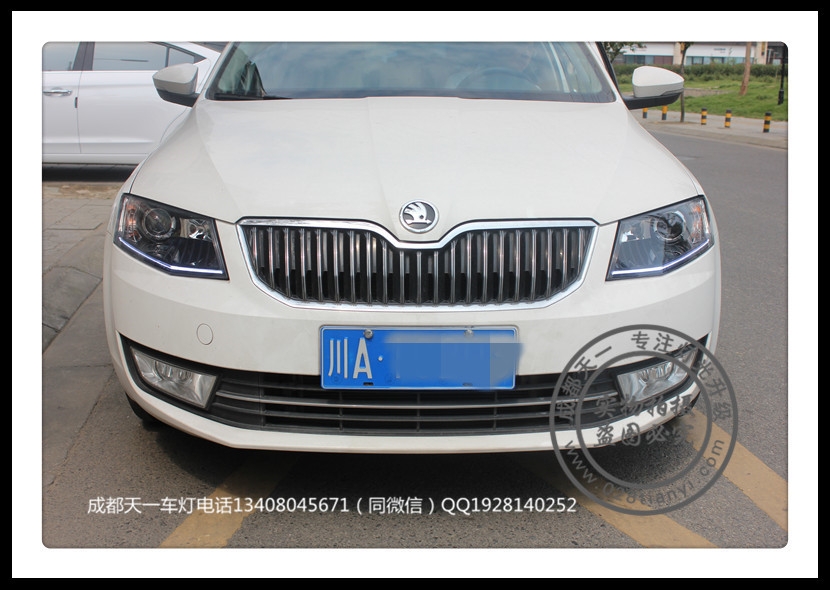 成都新明銳改燈車燈升級(jí)高配LED日行燈總成