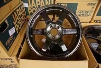 RAYS TE37 鐳射銀標(biāo)