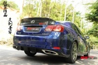 雷克薩斯GS250 350 450改裝后杠 LEXUS凌志GS大包圍排氣尾嘴套件