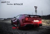 法拉利F12berlinetta改裝碳纖維尾翼 Novitec Rosso高架GT定風(fēng)翼