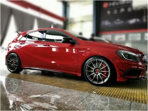 奔馳 A45 AMG 改裝日本 BBS FS 19寸鍛造輪轂 彰顯性能而不浮夸
