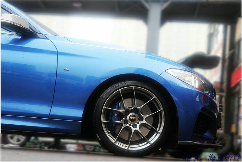 寶馬M235 改裝 日本 BBS RF鍛造輪轂 RF517RF521 DB