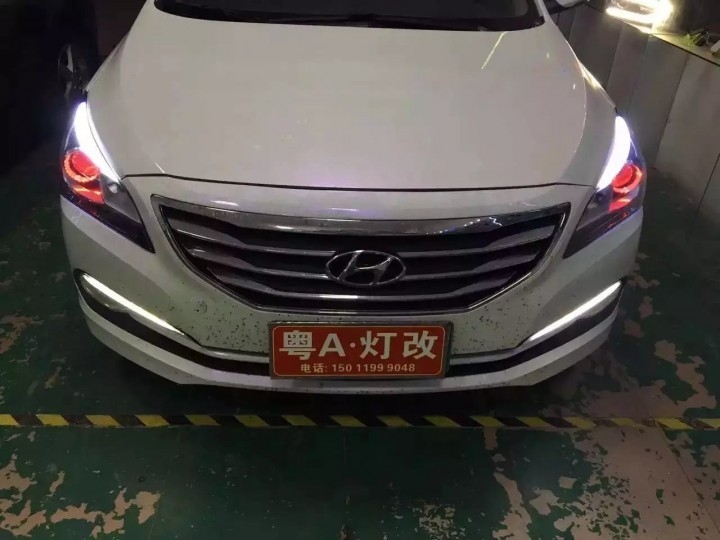 【廣州礪光車燈】現(xiàn)代名圖大燈改燈案例