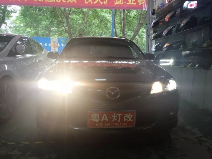 【廣州礪光車燈】馬自達(dá)6大燈改燈案例