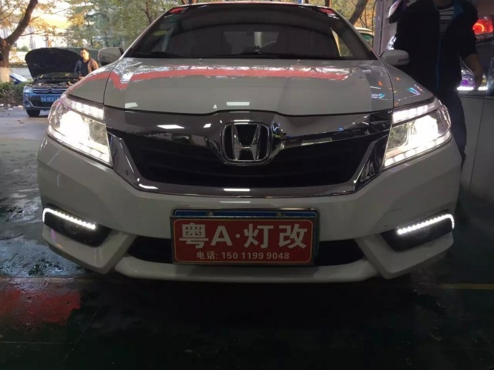 【廣州礪光車燈】本田凌派大燈改燈案例