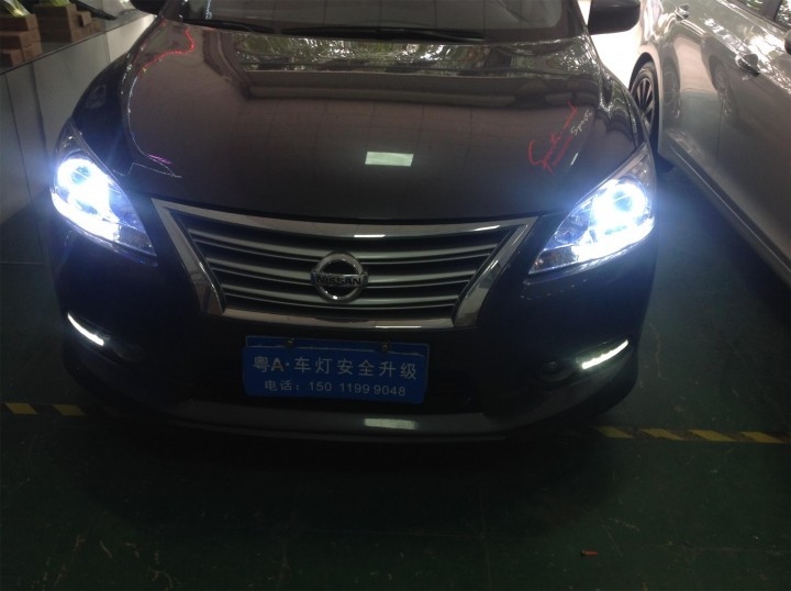 【廣州礪光車燈】日產(chǎn)新軒逸大燈案例