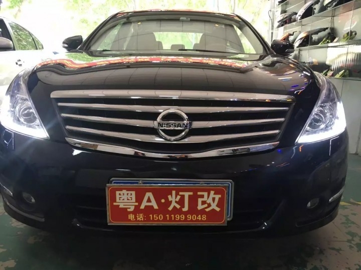 【廣州礪光車燈】日產(chǎn)老款天賴大燈案例