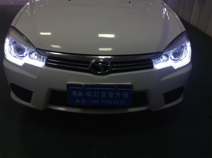 【廣州礪光車(chē)燈】菱悅V3大燈案例