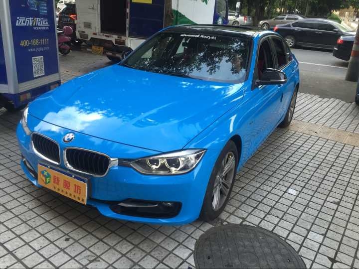 成都全車改色寶馬3系車身改色貼膜寶馬全車改色