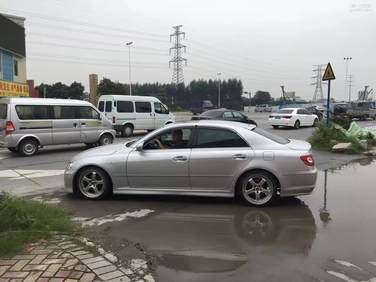 感謝老板發(fā)來裝車美圖。：銳志，裝 ENKEI