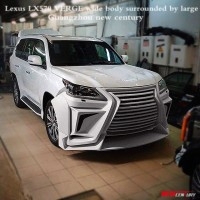 雷克薩斯LX570大包圍 新款lx570改裝俄羅斯VERGE寬體前杠后杠尾翼