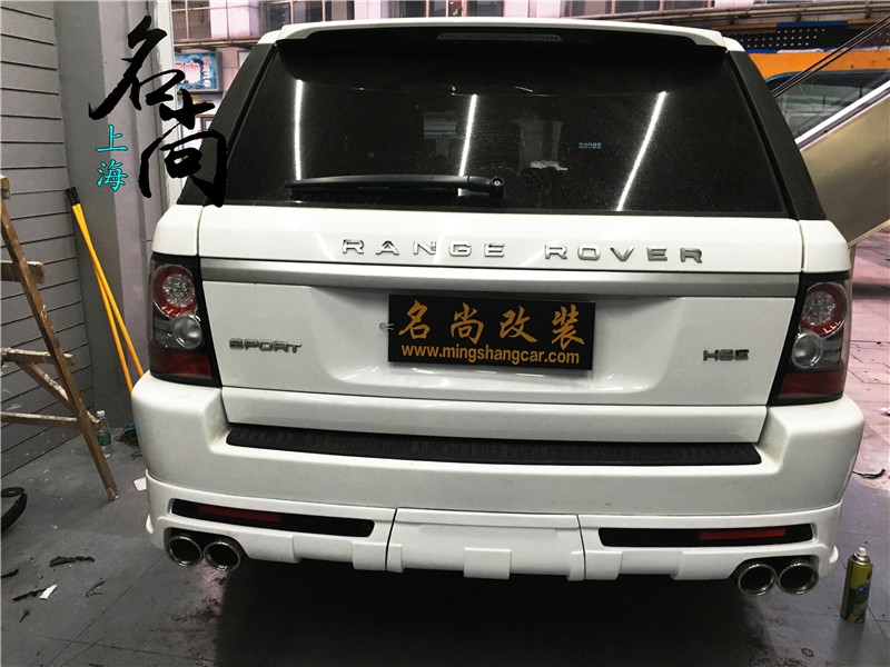12款路虎攬勝運(yùn)動(dòng)版改裝HAMANN包圍尾唇套件