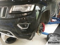 大連改裝JEEP改裝Brembo前6后4鮑魚剎車