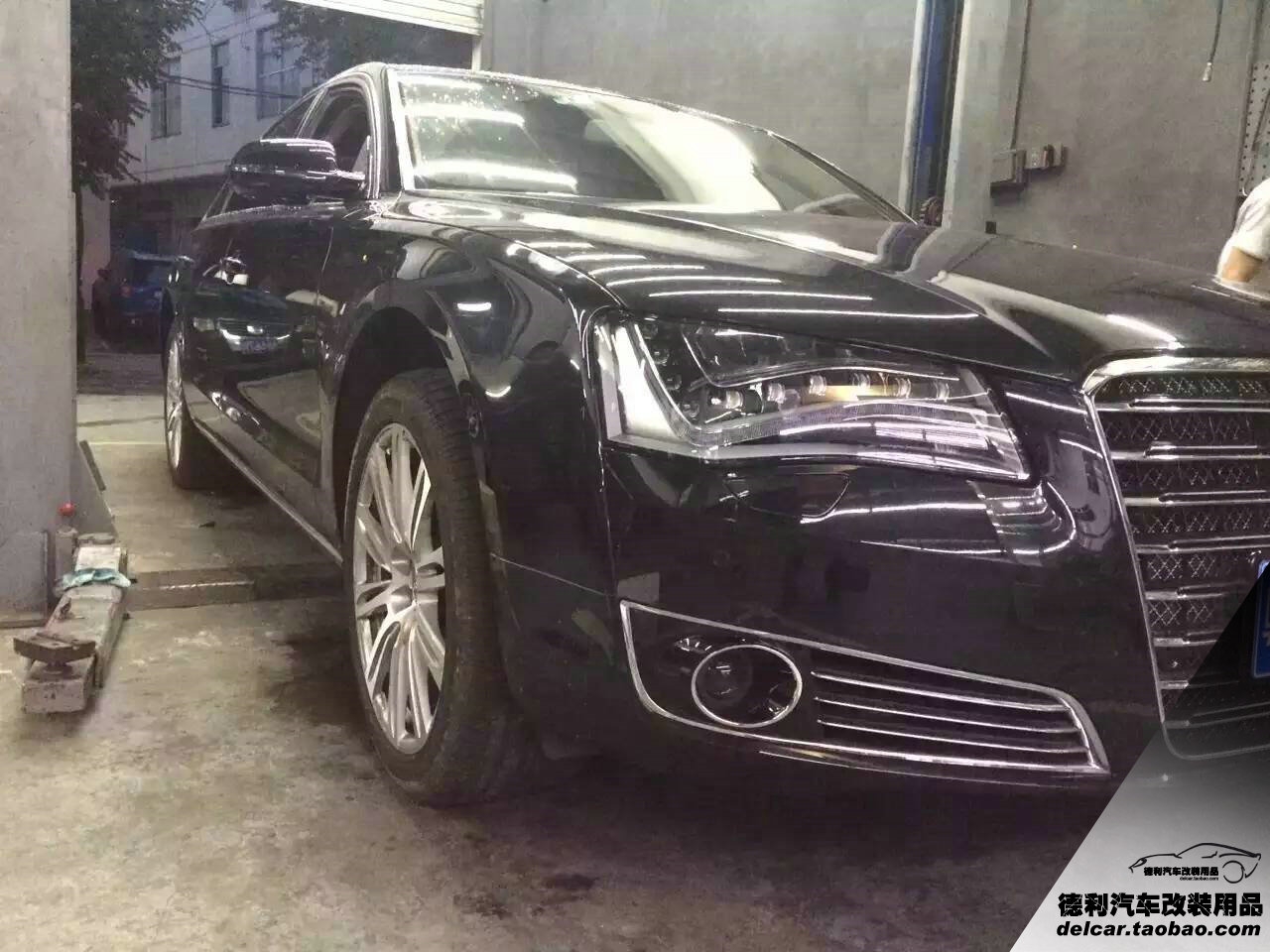 大連汽車改裝奧迪A8L改裝AP8520大6活塞剎車