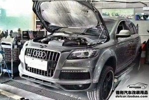 大連汽車改裝奧迪Q7改裝RES閥門排氣搭配天蝎排氣尾嘴