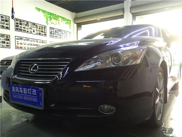中山車(chē)燈改裝 雷克薩斯升級(jí)定制高亮版海拉五雙光透鏡——清風(fēng)車(chē)影燈改
