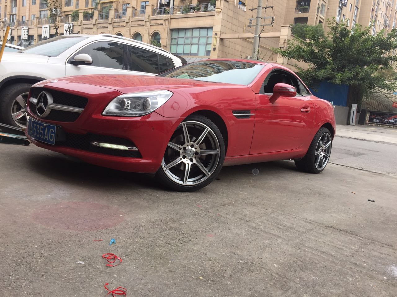 奔馳SLK200 升級18寸AMG輪轂