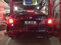 寶馬5系升級(jí)535方口排氣管5系改裝排氣管