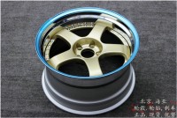 海亚：SSR SP1 定制金色 19寸 9.5/10.5 锐志低趴 可定制其它颜色 日本SSR SP1三片锻造轮毂