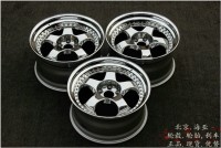 海亞：日本 WORK S13P 三片鍛造輪轂 19寸 5X112 BBF電鍍 9.5J10.5J 奔馳奧迪大眾低趴氣動絞牙避震現(xiàn)貨供應(yīng)