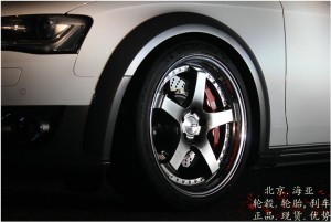 海亞：奧迪A4allroad 改裝日本 SSR SP4 19寸三片鍛造輪轂  姿態(tài)低趴19X9.5/19X10.5J