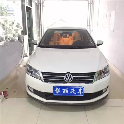 濰坊大眾朗逸車燈改裝雙光透鏡氙氣燈