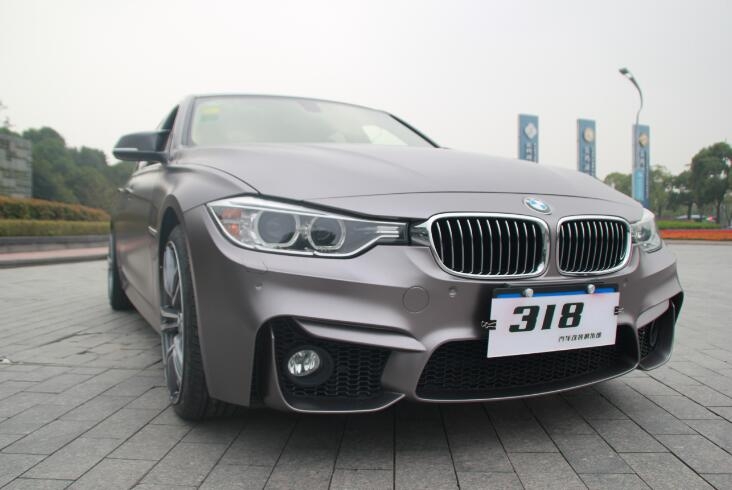 寶馬328改裝M3包圍6件套，全車啞光金屬戰(zhàn)斗灰