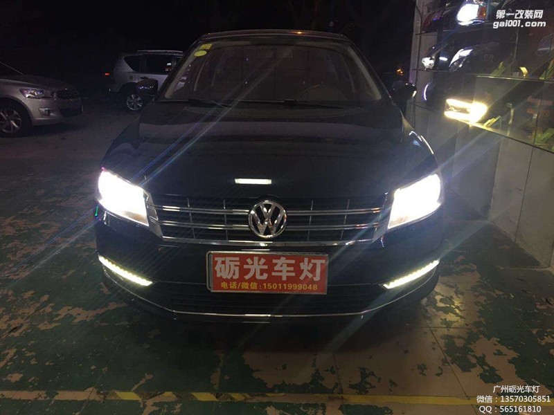 【廣州礪光車燈】 大眾朗行大燈改燈案例