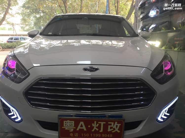 【廣州礪光車燈】福特福睿斯改氙氣透鏡 案例分享