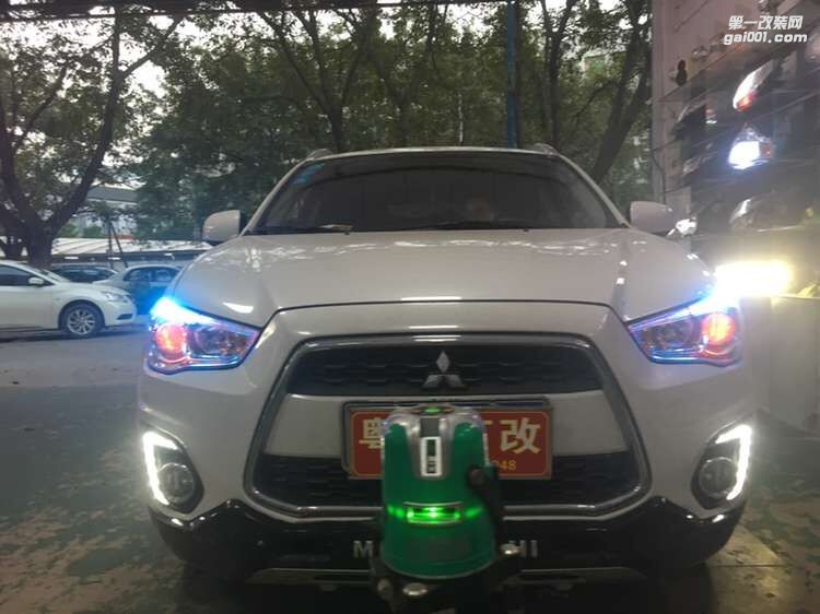 【廣州礪光車燈】三菱勁炫改氙氣透鏡 案例分享