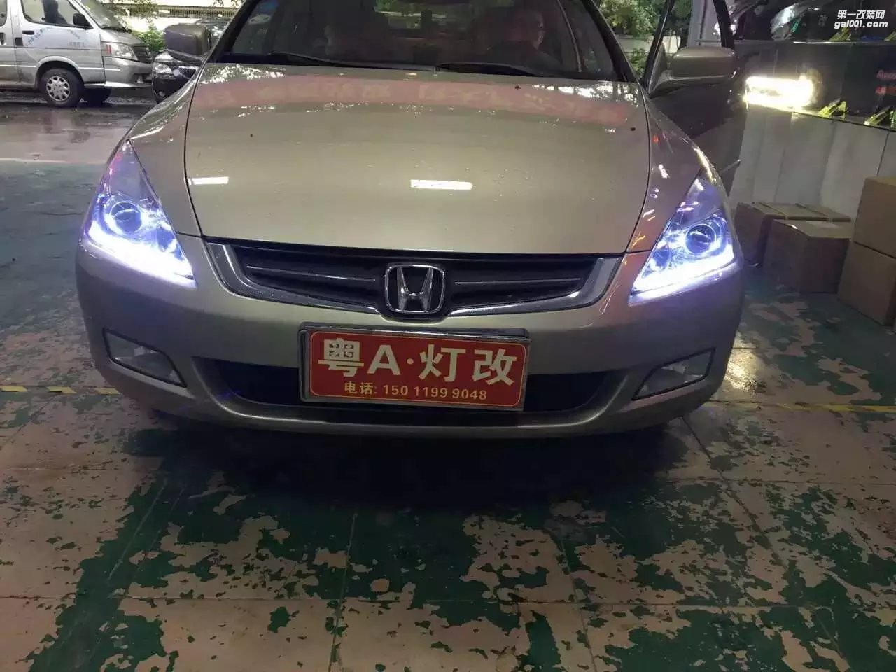 【廣州礪光車燈】 本田雅閣7代改氙氣透鏡 案例分享