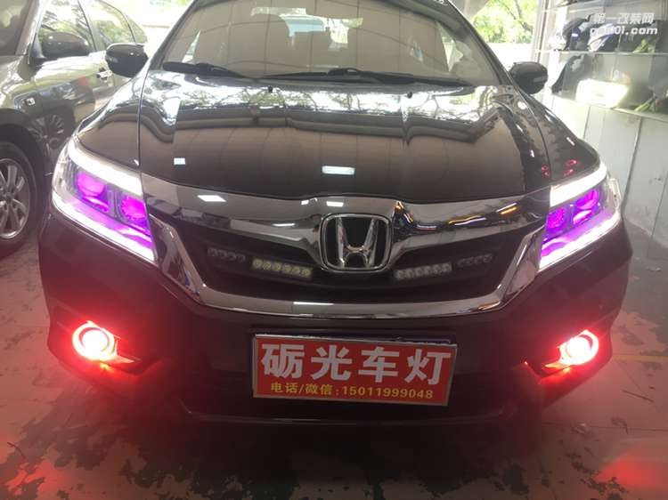 【廣州礪光車燈】 本田凌派改氙氣透鏡 案例分享