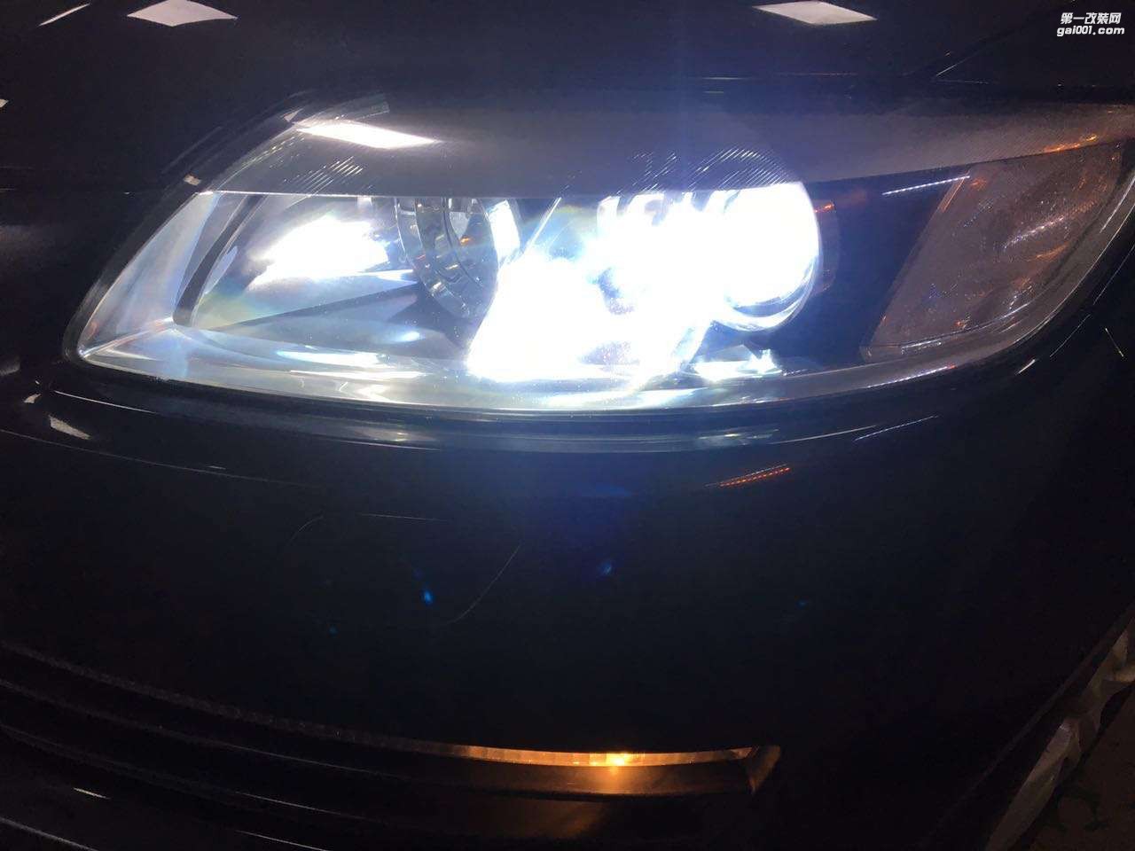 【廣州礪光車燈】 奧迪Q7改氙氣透鏡 案例分享