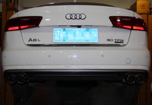 奧迪A6L 3.0T 改裝升級(jí)RES中尾段閥門(mén)排氣+S6后唇