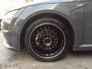 奧迪 TTS ，裝RAYS C345 完工！