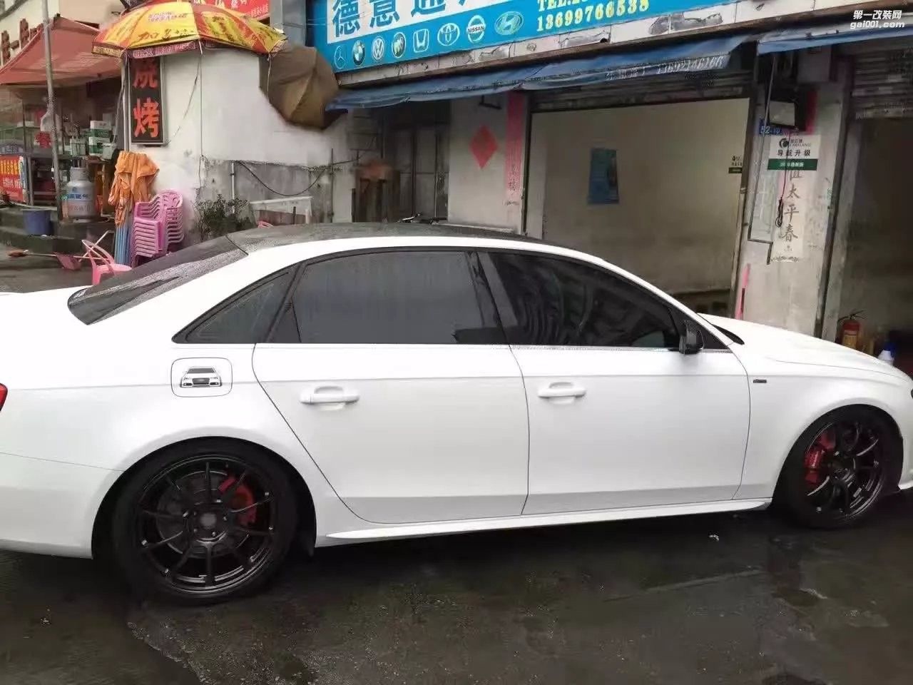 奧迪， 裝 RAYS  ZE40  19寸  完工！