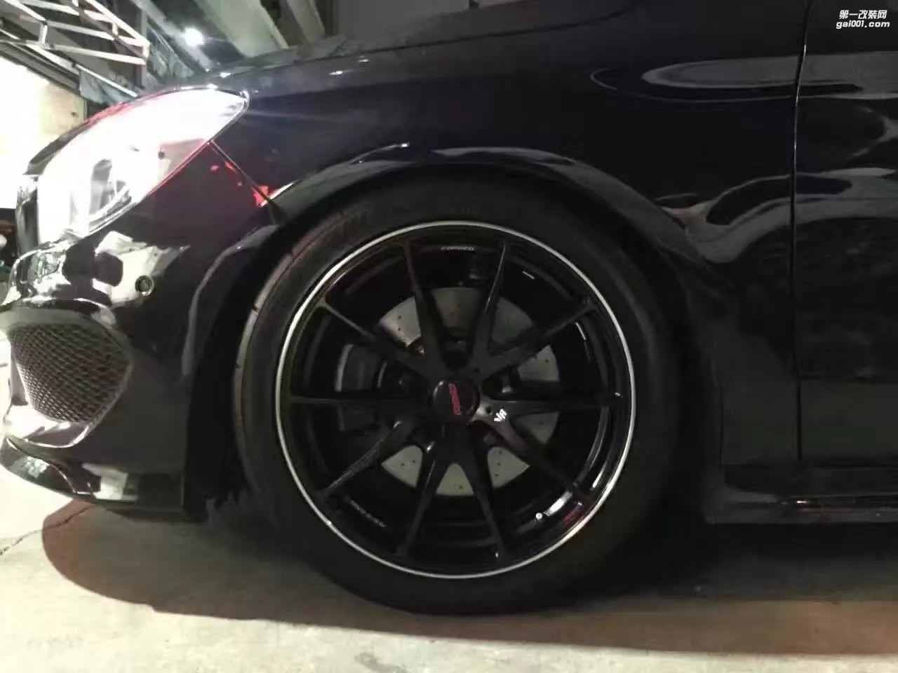 奔馳，換 RAYS  G25  18寸 完工！