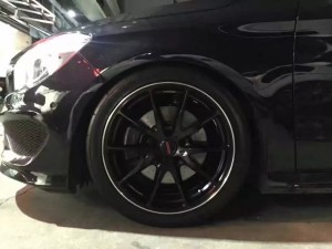 奔馳，換 RAYS  G25  18寸 完工！