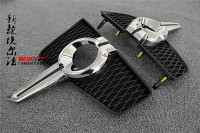 新款豐田埃爾法運(yùn)動(dòng)版霧燈罩 日本正品MZSPEED WALD前杠電鍍框罩