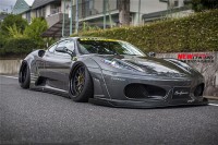 法拉利F430改裝日本LB PERFORMANCE寬體葉子板套件 前后唇尾翼