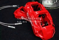 紅色意大利BremboGT6/GT4剎車寶馬裝車效果