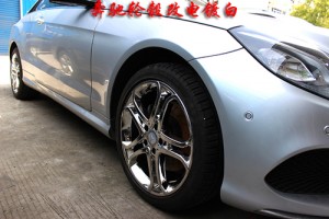 奔馳輪轂翻新改色電鍍客片欣賞