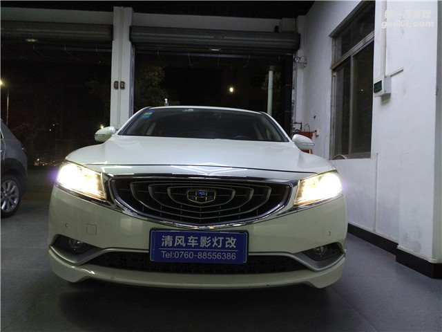 吉利博瑞升級(jí)飛利浦XV套裝 海拉五雙光透鏡改裝——清風(fēng)車影燈改
