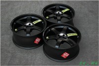 海亚：RAYS TE37SL PR  黑色绿标 复刻限量版颜色 PR 18寸 特定数据5X112 5X120 高尔夫GTIR20A3S3尚酷CCEVOSTI等